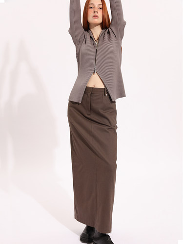 NEANT直筒牛仔布半长裙