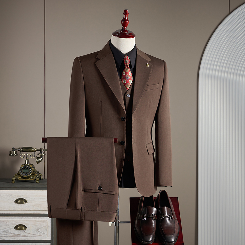西服套装男士修身外套新郎
