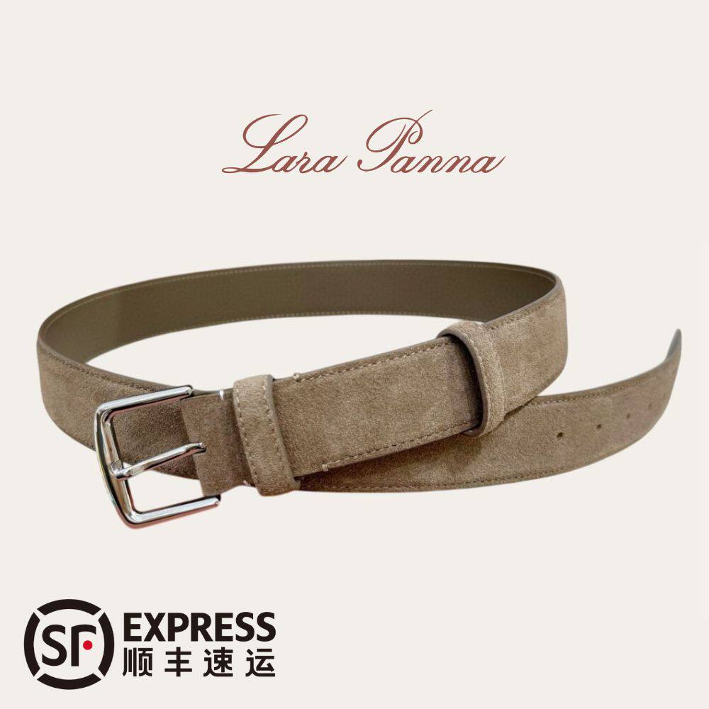 LP皮带男腰带头层牛皮反绒面皮带宽3.5cm Alsavel Belt