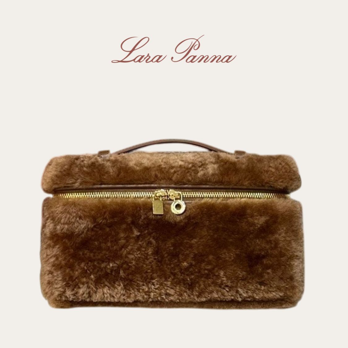 LP进口真皮L19羊绒饭盒包 明星同款斜跨包手提女单肩方盒包包