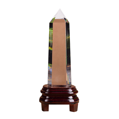 天然水晶柱六棱柱客厅玄关摆件