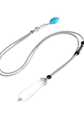 项坠天然白水晶吊坠晶西缘