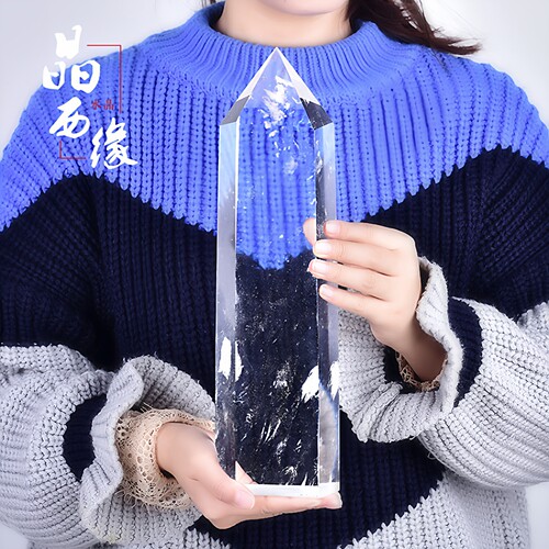天然白水晶开业礼品居家摆件