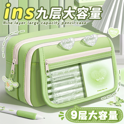 9层大容量笔袋女生2025超火新款高颜值文具盒男女孩小学生铅笔盒6