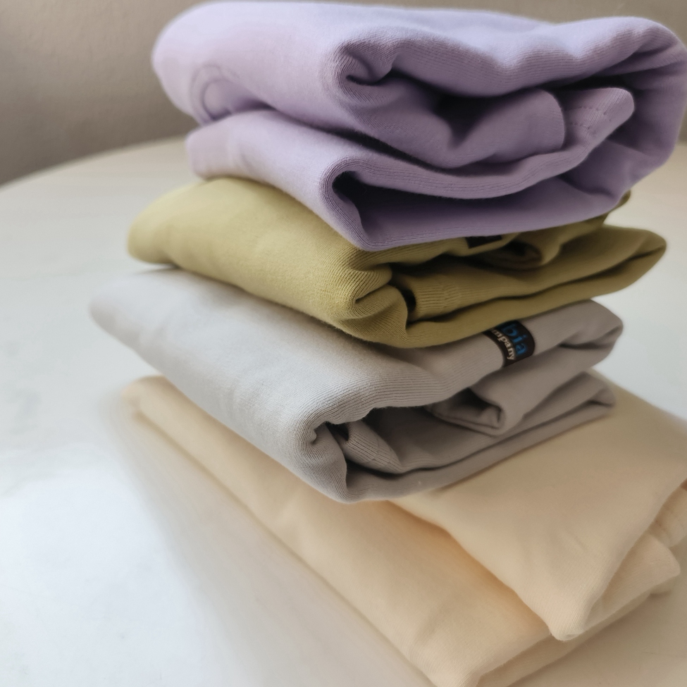 笑笑家 童装上衣 男童女童加厚半高领棉质打底衫长袖 2件装