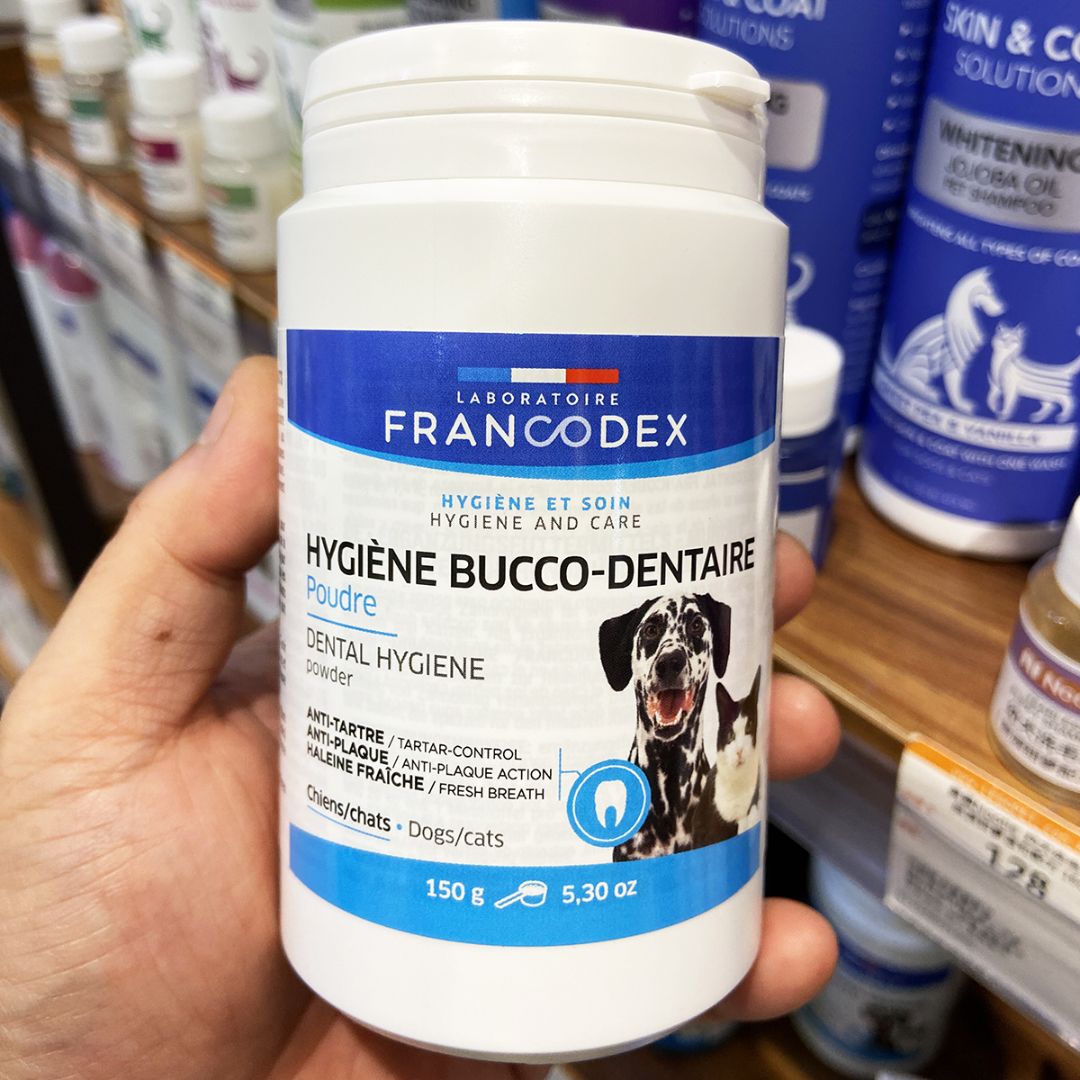 法國Francodex貓狗潔齒粉除口臭