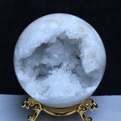 天然白水晶洞开口笑聚宝盆钱袋子原石原矿手链消磁桌面装 饰品摆件