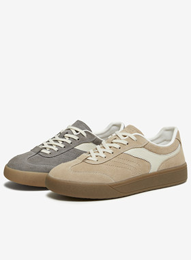 专柜正品他她2026春季新款男鞋舒适百搭休闲鞋厚底德训鞋PHE01AM6