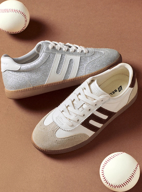 专柜正品百丽2026春款女鞋跑道德训鞋舒适内增高休闲板鞋B2982AM6