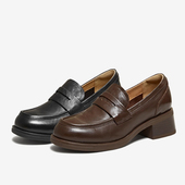 他她2026春款 豆豆鞋 女鞋 时尚 专柜正品 乐福鞋 小皮鞋 休闲鞋 JZY01AA6