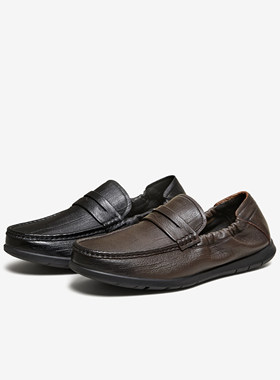 专柜正品他她2026春季新款男鞋舒适百搭休闲鞋黑色乐福鞋294A1AM6