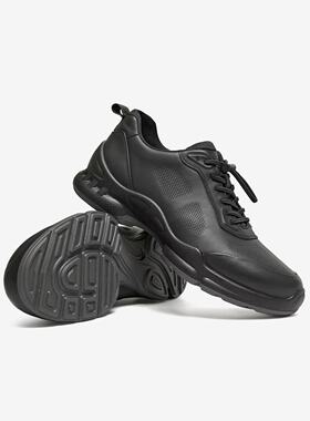 专柜正品TATA他她2026春款男舒适百搭休闲鞋黑色运动鞋VXB01AM6