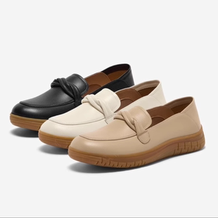 英伦通勤厚软底百搭单鞋 专柜正品 乐福鞋 女鞋 VZK19CA5 拔佳2025秋款