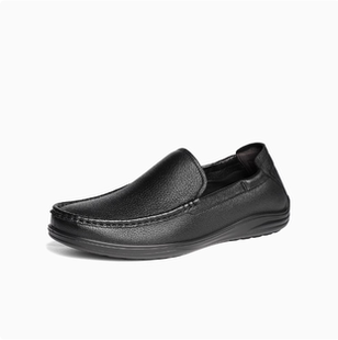 森达2025春季 软面一脚蹬单鞋 新款 休闲皮鞋 1VS01AM5 男鞋 专柜正品