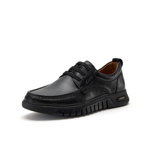 专柜正品拔佳2026春季新款男鞋休闲皮鞋时尚商务通勤单鞋30721AM6