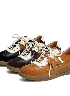 专柜正品森达2026春新款女鞋厚底德训鞋复古美拉德阿甘鞋4NRD5AM6