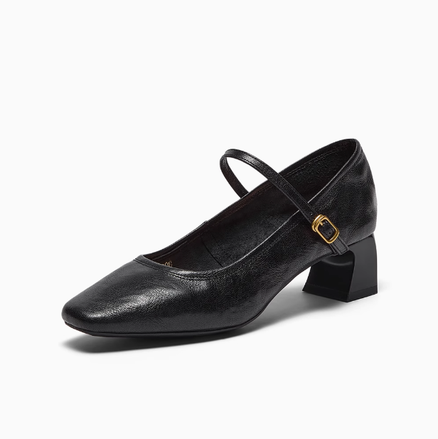 BATA/拔佳女鞋玛丽珍鞋复古软底