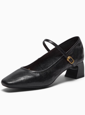 专柜正品拔佳2025秋季新款女鞋玛丽珍鞋复古软底浅口单鞋8065DCQ5