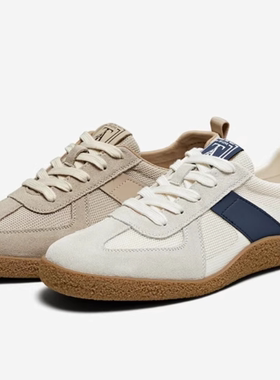 专柜正品他她2025夏款男鞋复古德训鞋运动休闲阿甘鞋板鞋PEF01BM5