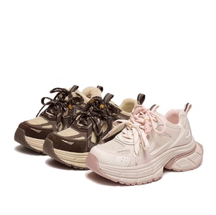 厚底运动休闲鞋 专柜正品 复古老爹鞋 女鞋 J6082AM6 思加图2026春新款