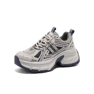 D2K1D 专柜正品 厚底运动休闲鞋 女复古老爹鞋 D2K2DAM5 百丽2025春款