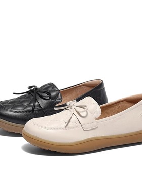 专柜正品森达2025春新款女鞋复古乐福鞋舒芙可可舒适单鞋4CFC9AA5