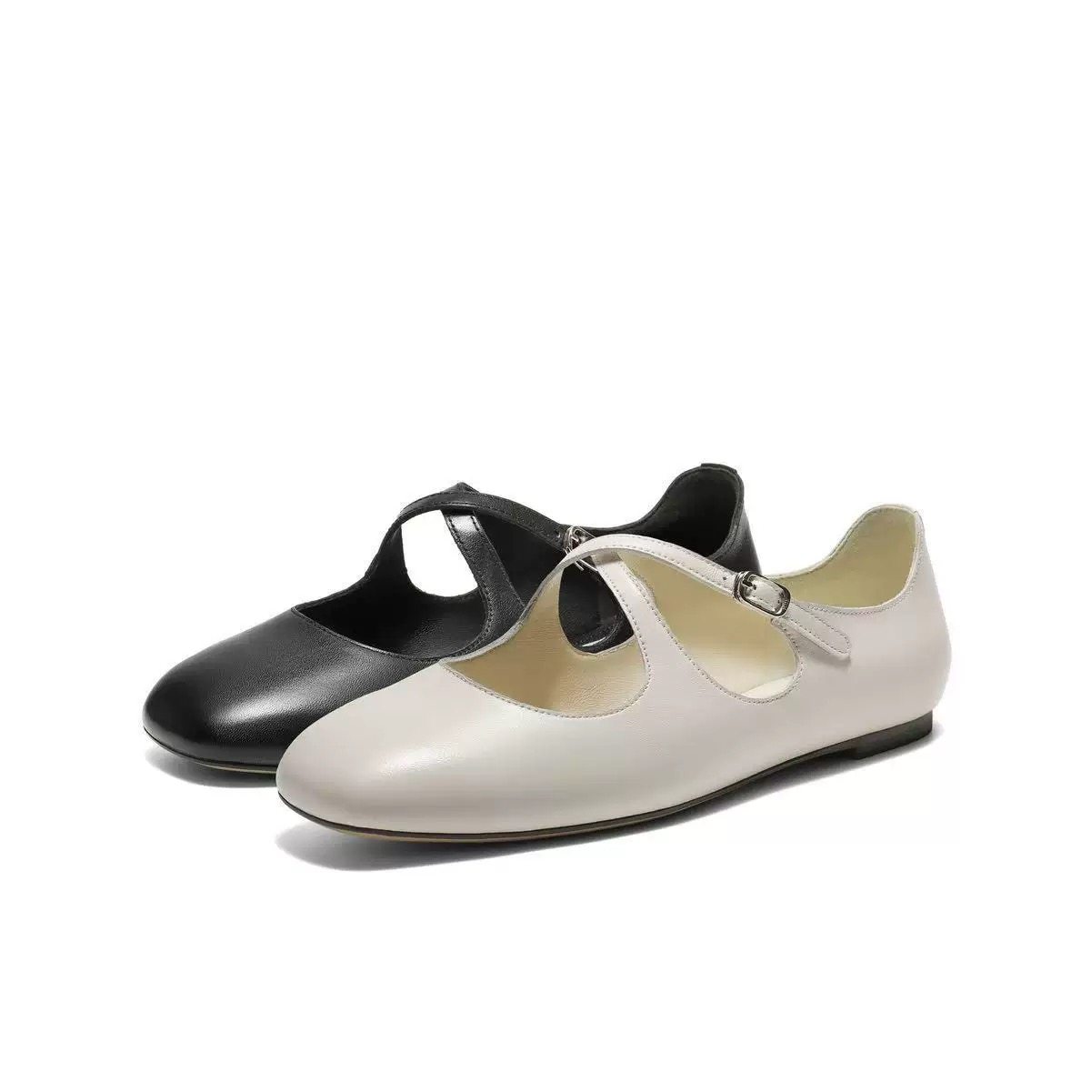 专柜正品百丽玛丽珍鞋浅口2026春款真皮交叉带单鞋女H8009AQ6,女鞋,玛丽珍鞋,淘宝优惠券,粉丝福利购,淘宝优惠卷