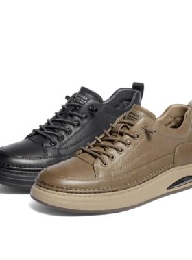 专柜正品森达2025冬款男鞋工装鞋厚底复古工装靴休闲板鞋V3052DD5