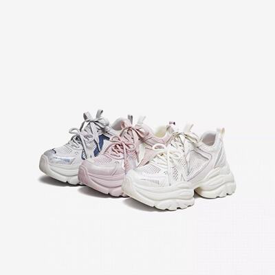 专柜正品TATA他她女鞋2026夏款运动时尚厚底百搭老爹鞋CY216BM6