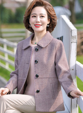 2026新款妈妈春秋外套短款