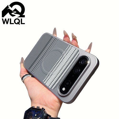 【 WLQL手机壳】新款超薄秒变凯夫拉纹内置强磁适用华为pura x view手机壳亲肤贴皮肤感PuraXview防摔保护壳