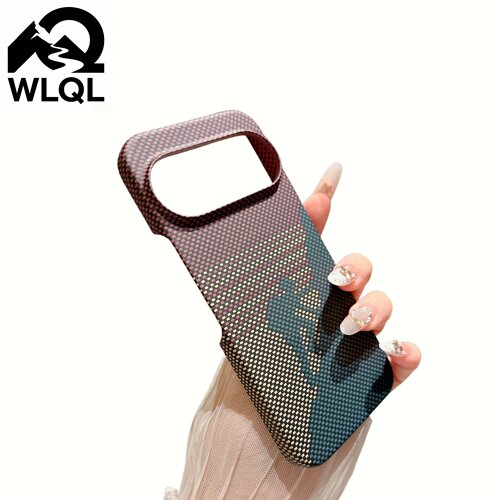 【WLQL手机壳数码店】新款内置磁吸适用谷歌pixel11pro手机壳新款碳纤维纹谷歌10pro半包防摔pixe9情侣保护套