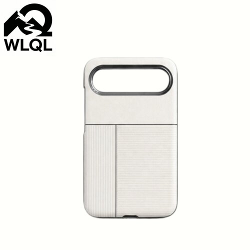 【 WLQL手机壳】高档奢华米白色电镀边框新款适用华为PuraXview手机壳皮质Pura x view阔直板保护套全包防摔