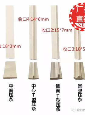 压条吸塑玻璃收口网格百叶
