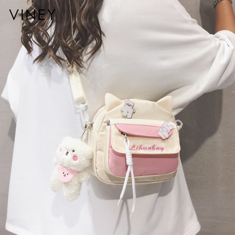 Viney儿童斜挎包可爱包包女2025新款学生女童小包外出洋气背包女