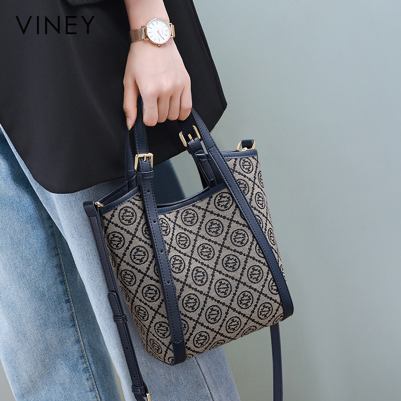 Viney托特包包女式2026新款女包单肩包手提菜篮子包大容量斜挎包