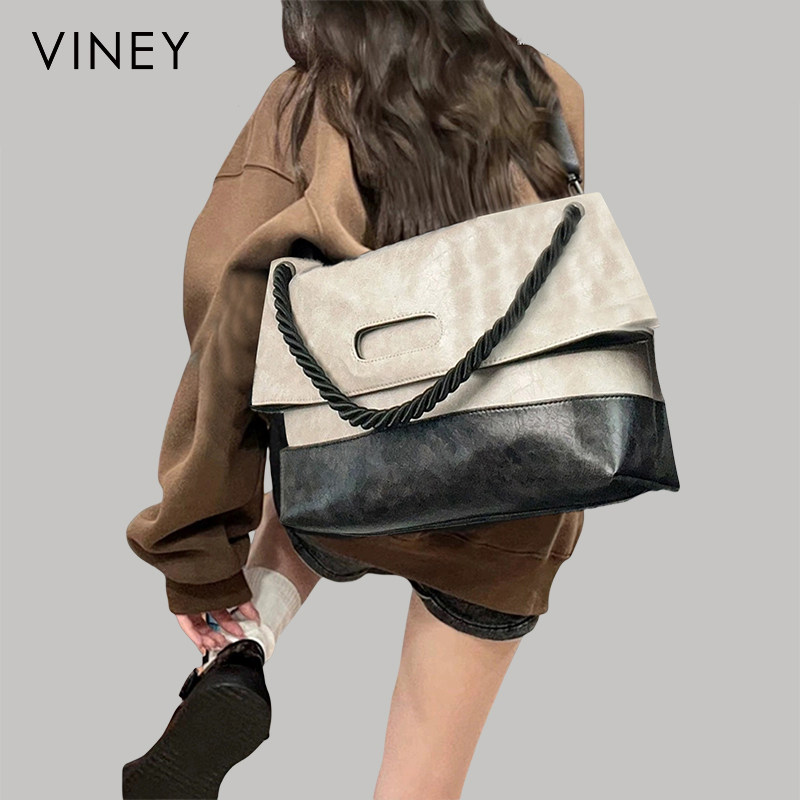 Viney托特包包2025新款女包夏季大容量单肩斜挎包高级感通勤大包