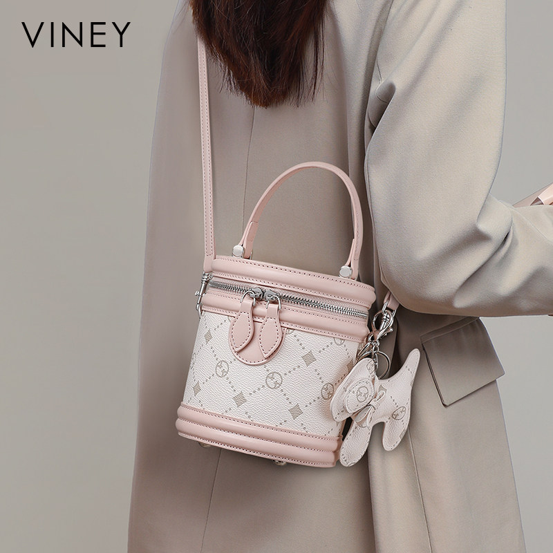 Viney水桶包包2025新款女包夏天手提包百搭高级感通勤单肩斜挎包