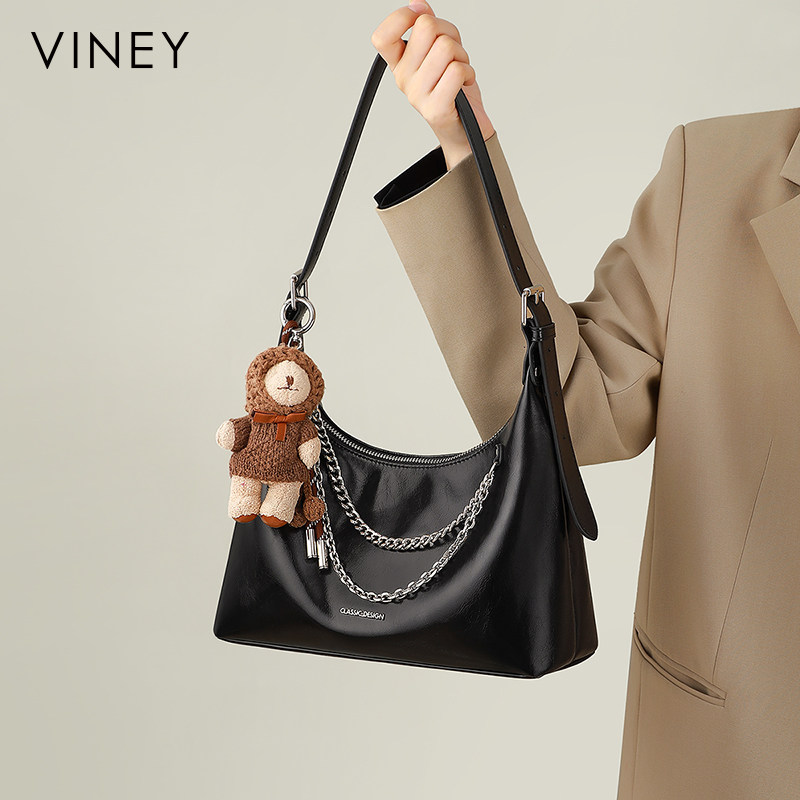 Viney托特包包女式2025新款女包秋冬真皮单肩腋下包大容量斜挎包,箱包皮具/热销女包/男包,通用款女包,淘宝优惠券,粉丝福利购,淘宝优惠卷