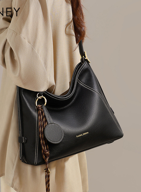 Viney包包女式2025新款女包秋冬真皮单肩斜挎包通勤托特包hobo包