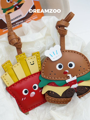 Милый оригинальный кожаный брелок ручной работы, подарок на день рождения, делается под заказ