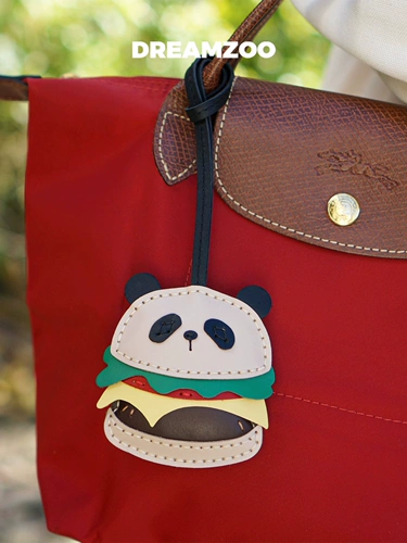 Милый оригинальный кожаный брелок ручной работы, подарок на день рождения, делается под заказ