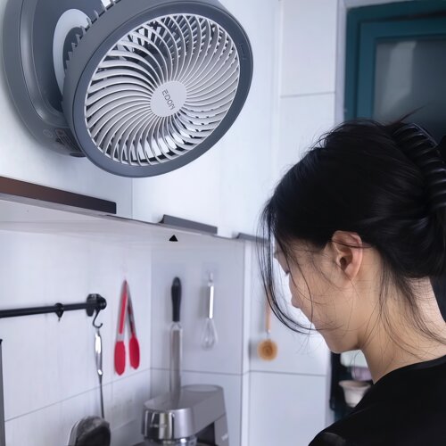 厨房卫生间专用风扇可折叠充电