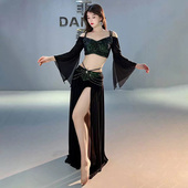 网纱东方舞练功班服套装 亮片春季 原创小众设计肚皮舞服装 2026新款