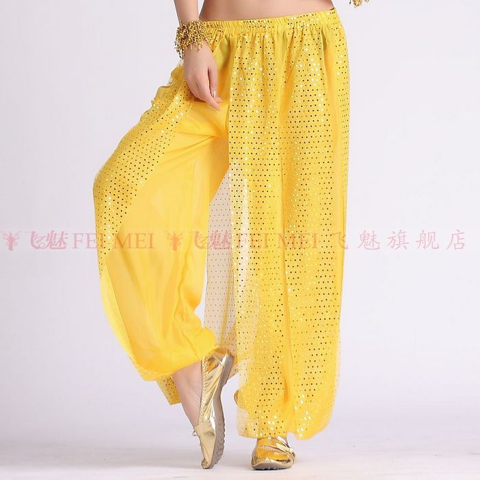 飞魅肚皮舞裤子印度舞亮点表演裤