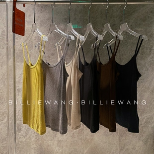 BW独立设计师品牌单品系列｜超舒服细肩带柔软垂感吊带背心上衣