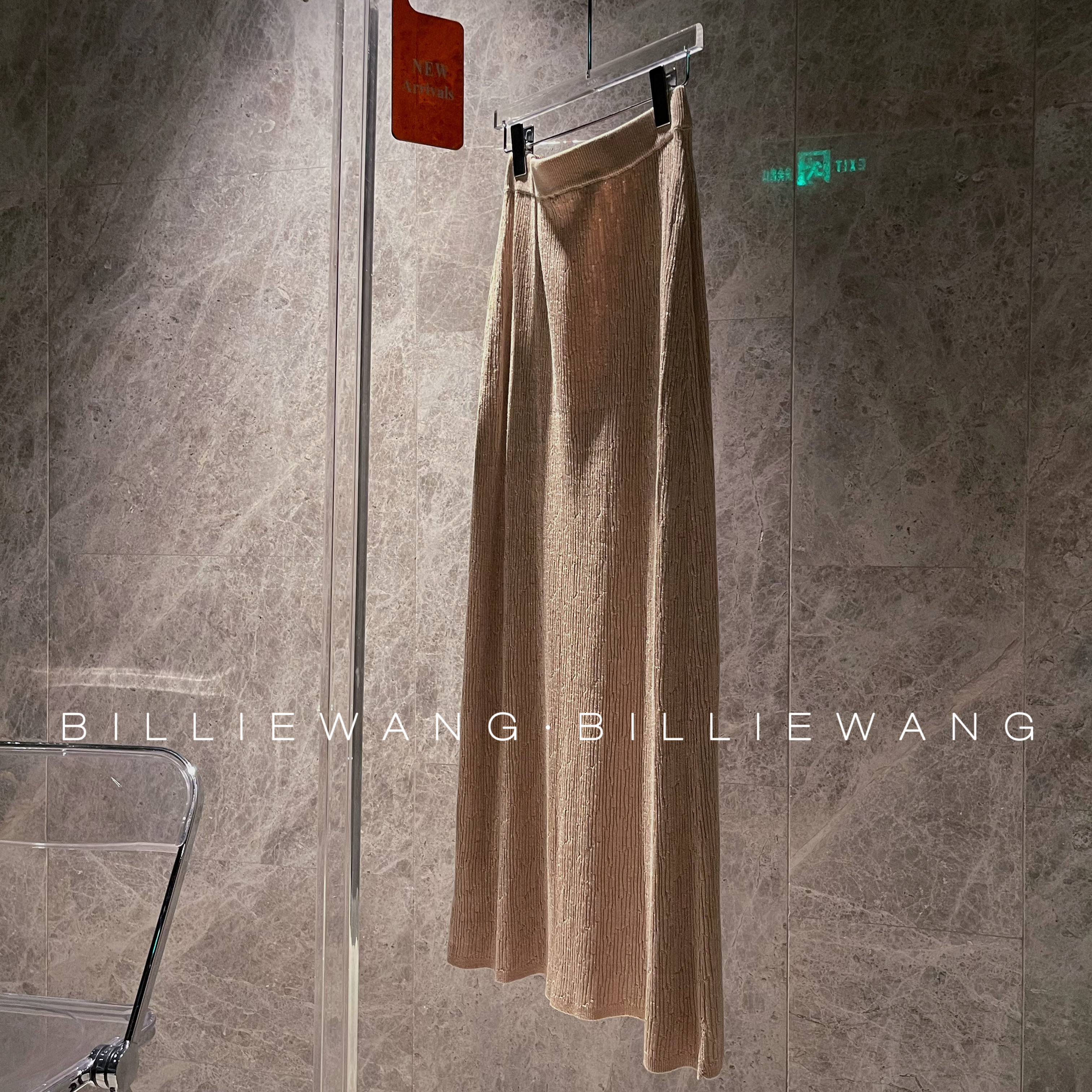 BW独立设计师高定系列｜杏色亚半身裙