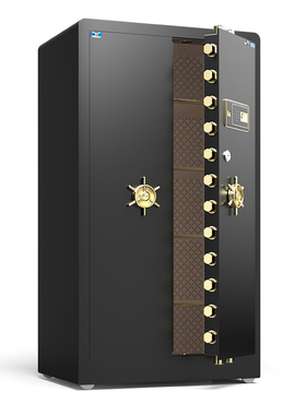 虎牌保险柜家用办公保险箱3C认证180cm对开门大型商用酒店古董收藏黑色高端