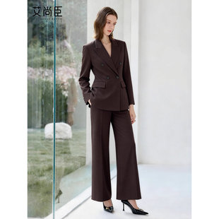 艾尚臣西装套装女秋冬新款美容院店长经理前台接待气质马甲三件套