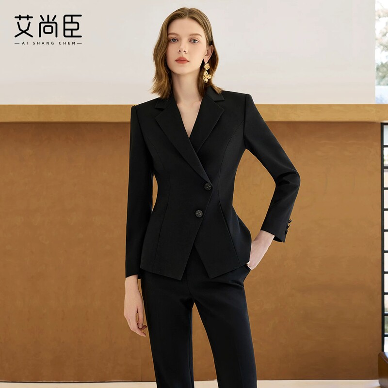 艾尚臣西装套装女酒店前台工作服